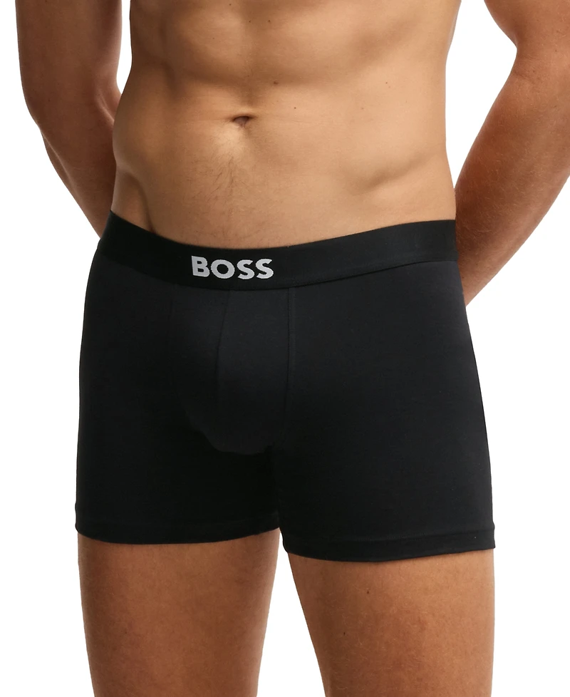 Boss by Hugo Boss Men's 3-Pack Icon Logo Boxer Briefs