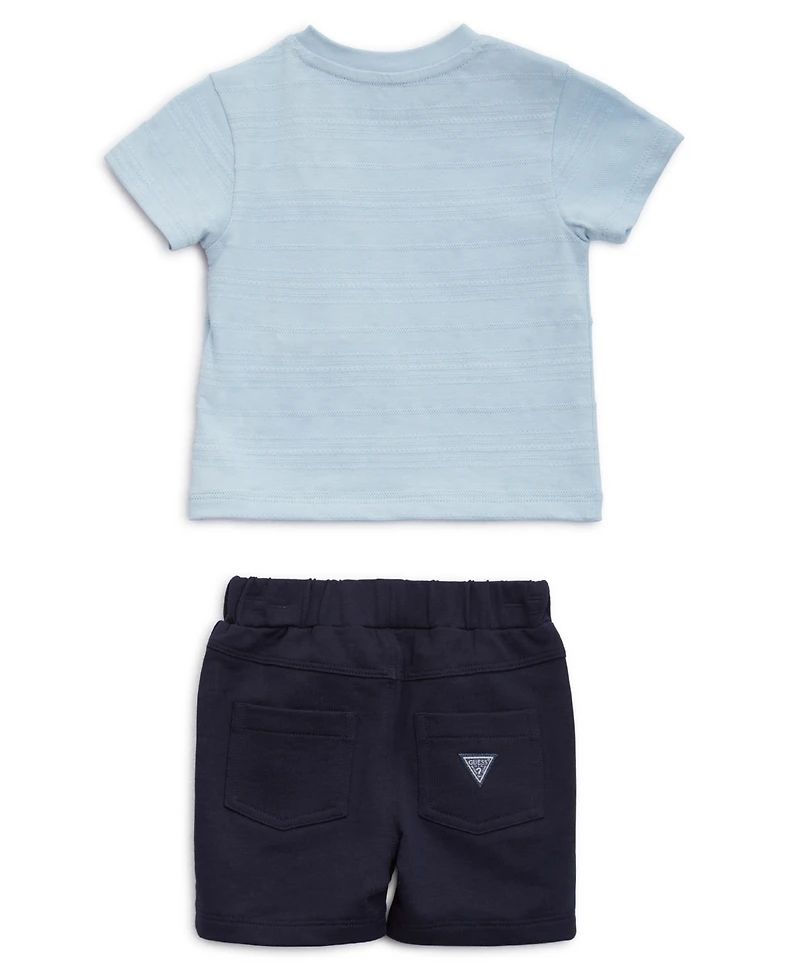 Guess Baby Boy 2-Piece Short Sleeve T-Shirt and Active