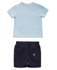 Guess Baby Boy 2-Piece Short Sleeve T-Shirt and Active