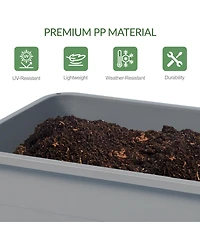 Aoodor Malysha Outdoor Elevated Planter (Set of 3) See More by Winston Porter