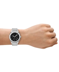 A|X Armani Exchange Men's Quartz Chronograph Silver Stainless-Steel Watch, 42mm
