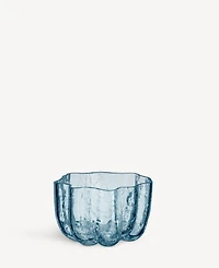 Kosta Boda 3.8" Circular Crystal Glass Crackle Bowl