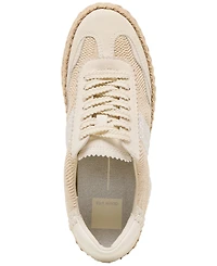 Dolce Vita Women's Notice Beaded Lace-Up Low-Profile Espadrille Sneakers
