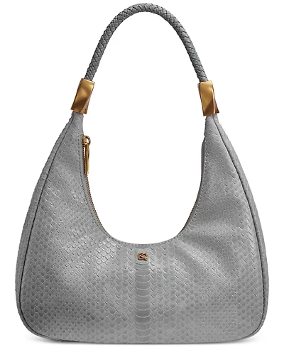 Donna Karan New York Quogue Skipper Snake Small Leather Shoulder Bag