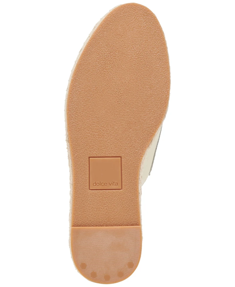 Dolce Vita Women's Hatie Bow Espadrille Boat Slide Mules