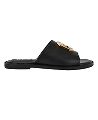 Guess Women's Graysie Quattro G Embellished Flat Sandal