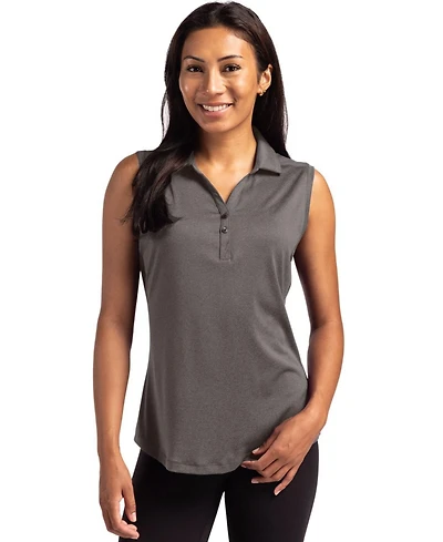 Cutter & Buck Forge Eco Stretch Recycled Womens Sleeveless Polo