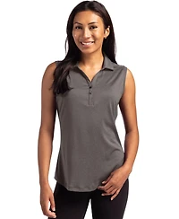 Cutter & Buck Forge Eco Stretch Recycled Womens Sleeveless Polo