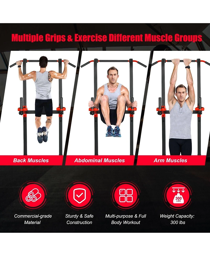 Multi-function Power Tower for Full-body Workout