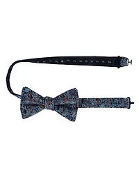 Trafalgar Men's Enzo Exploded Floral Silk Bow Tie