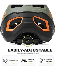Batfox Bike Helmet,Mountain Helmet Helmets for Men Women Adults Youth L(56-61CM)