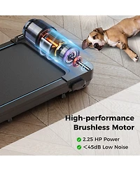 Walking Pad with 300 lbs Weight Capacity and Remote Control for Home