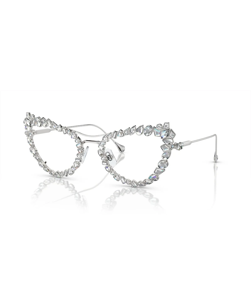 Swarovski Women's Gradient Sunglasses with Crystals clip-on, SK7011