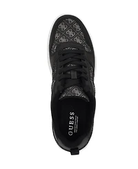 Guess Men's Tryon Branded Lace Up Fashion Sneakers