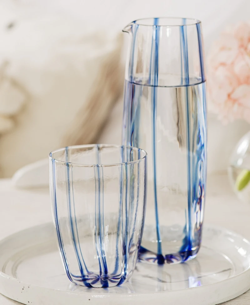 Vietri Nuovo Stripe Pitcher