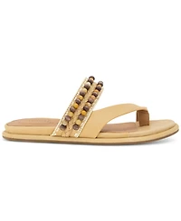 Gentle Souls Women's Lentini Beaded Flat Sandals
