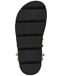 Betsey Johnson Women's Conley Gemstone Platform Footbed Sandals