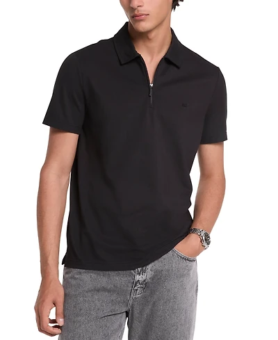 Michael Kors Men's Quarter-Zip Polo Shirt