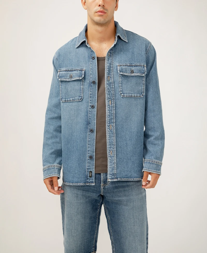 Silver Jeans Co. Men's Denim Shacket