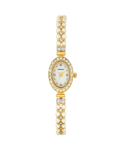Danecraft Women's 18K Fine Gold-Plated Analog Watch