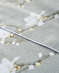 Boss Home by Hugo Boss Almond Flowers 300 Thread Count Cotton Flat Sheet