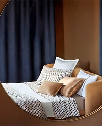 Closeout! Boss Home by Hugo Boss B Monogram 300 Thread Count Cotton Flat Sheet