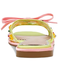 Betsey Johnson Women's Teasee Floral Slide Sandals