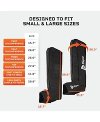 LifePro Air Compression Leg Massager for Circulation, Pain Relief, and Recovery - Covers Legs, Calf, Thigh, and Foot