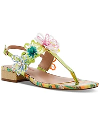 Betsey Johnson Women's Jaydda Thong Slingback Sandals