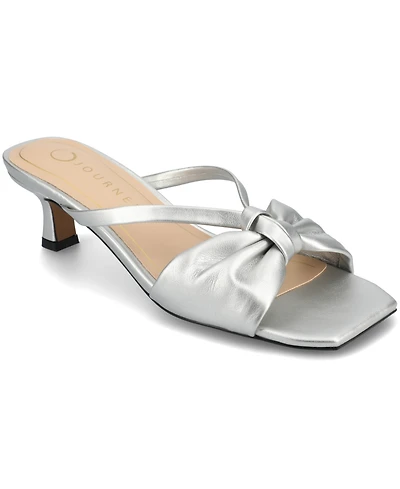 Journee Collection Women's Starling Kitten Heel Dress Sandals