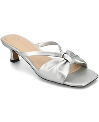 Journee Collection Women's Starling Kitten Heel Dress Sandals