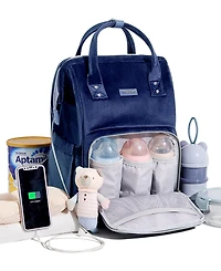 Sunveno Corduroy Comfort Carryall Diaper Backpack