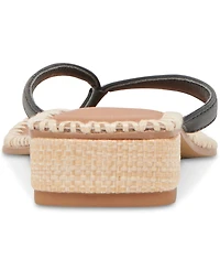 Dolce Vita Women's Barty Whipstitch Thong Low Heel Sandals