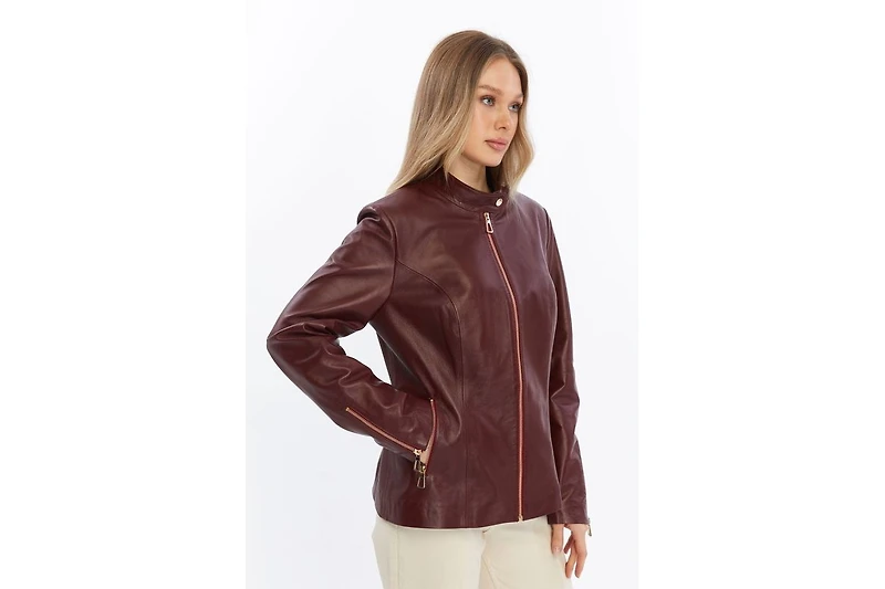 Furniq Uk Women's Leather Jacket