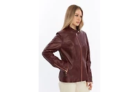Furniq Uk Women's Leather Jacket