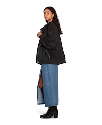 Belle & Bloom Women's Most Wanted Suede Bomber Jacket