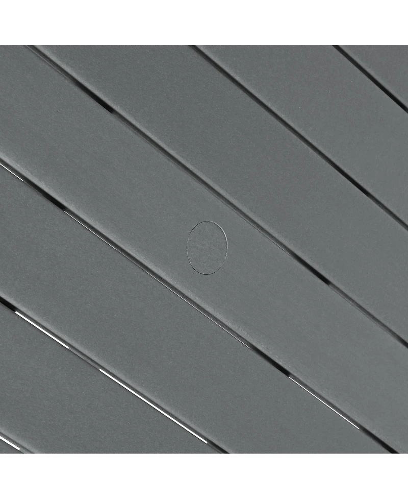 Low Outdoor Hdpe Round Patio Coffee Table