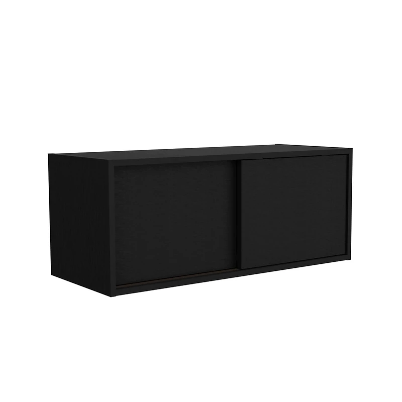 Slana Wall Cabinet, 2 Sliding doors, 1 Shelf, White