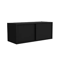 Slana Wall Cabinet, 2 Sliding doors, 1 Shelf, White