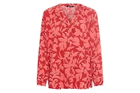 Olsen Women's Floral Print Shirt