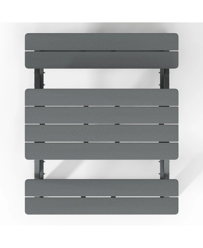 Outdoor Patio Kids Hdpe Plastic Picnic Bench Table