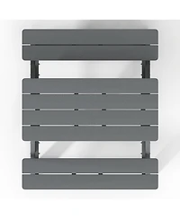 Outdoor Patio Kids Hdpe Plastic Picnic Bench Table