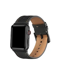Posh Tech Derek Perforated Leather Band for Apple Watch, Fits All Apple Watch Models