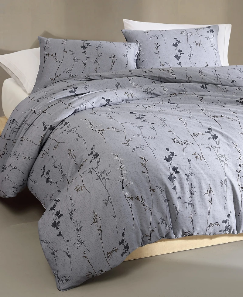 Calvin Klein Wildflower Botanical 3-Pc. Duvet Cover Set