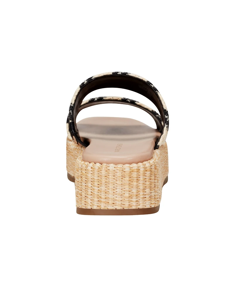 Marc Fisher Women's Pelma Double Band Flatform Sandals
