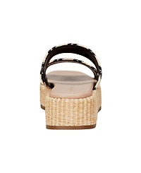 Marc Fisher Women's Pelma Double Band Flatform Sandals