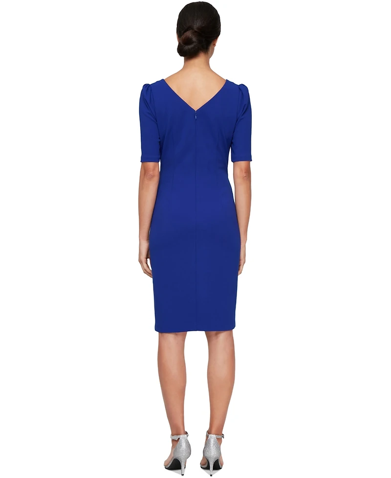 Alex Evenings Women's Embellished Sheath Dress