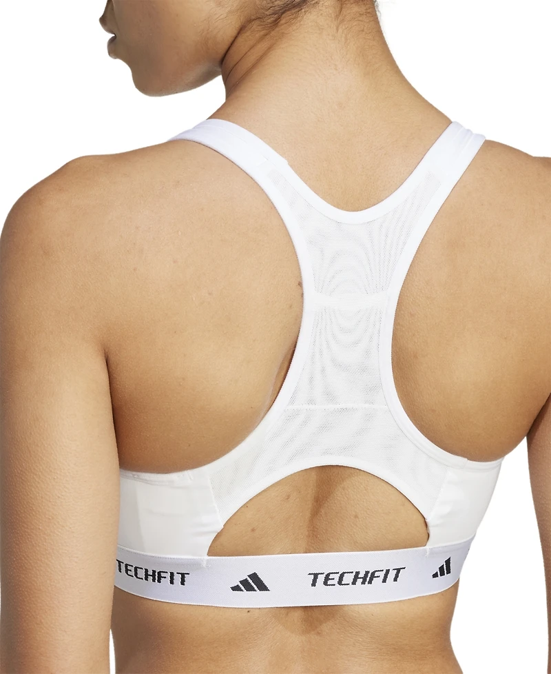 adidas Women's Medium-Impact Logo-Band Sports Bra