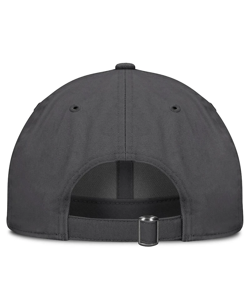 Top of the World Men's Heather Charcoal Michigan Wolverines Team Logo Washed Adjustable Hat