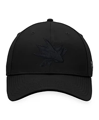 Fanatics Men's Black San Jose Sharks Authentic Pro Road Snapback Hat